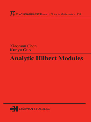 cover image of Analytic Hilbert Modules